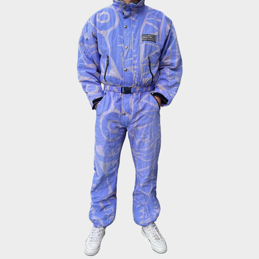 Vintage retro skisuit, ski-pak en skioverall jaren '80/'90, felgekleurde retro après-ski outfit voor carnaval 🎭, foute feestoutfit 🎿 en wintersport bij Retroskipakken.nl