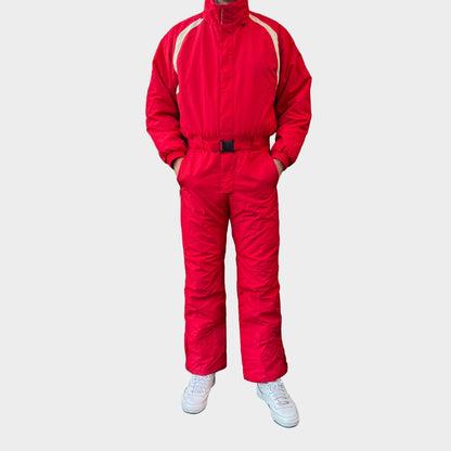 Vintage retro skisuit, ski-pak en skioverall jaren '80/'90, felgekleurde retro après-ski outfit voor carnaval 🎭, foute feestoutfit 🎿 en wintersport bij Retroskipakken.nl